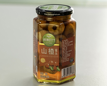 玻璃瓶裝山楂 玻璃瓶裝山楂